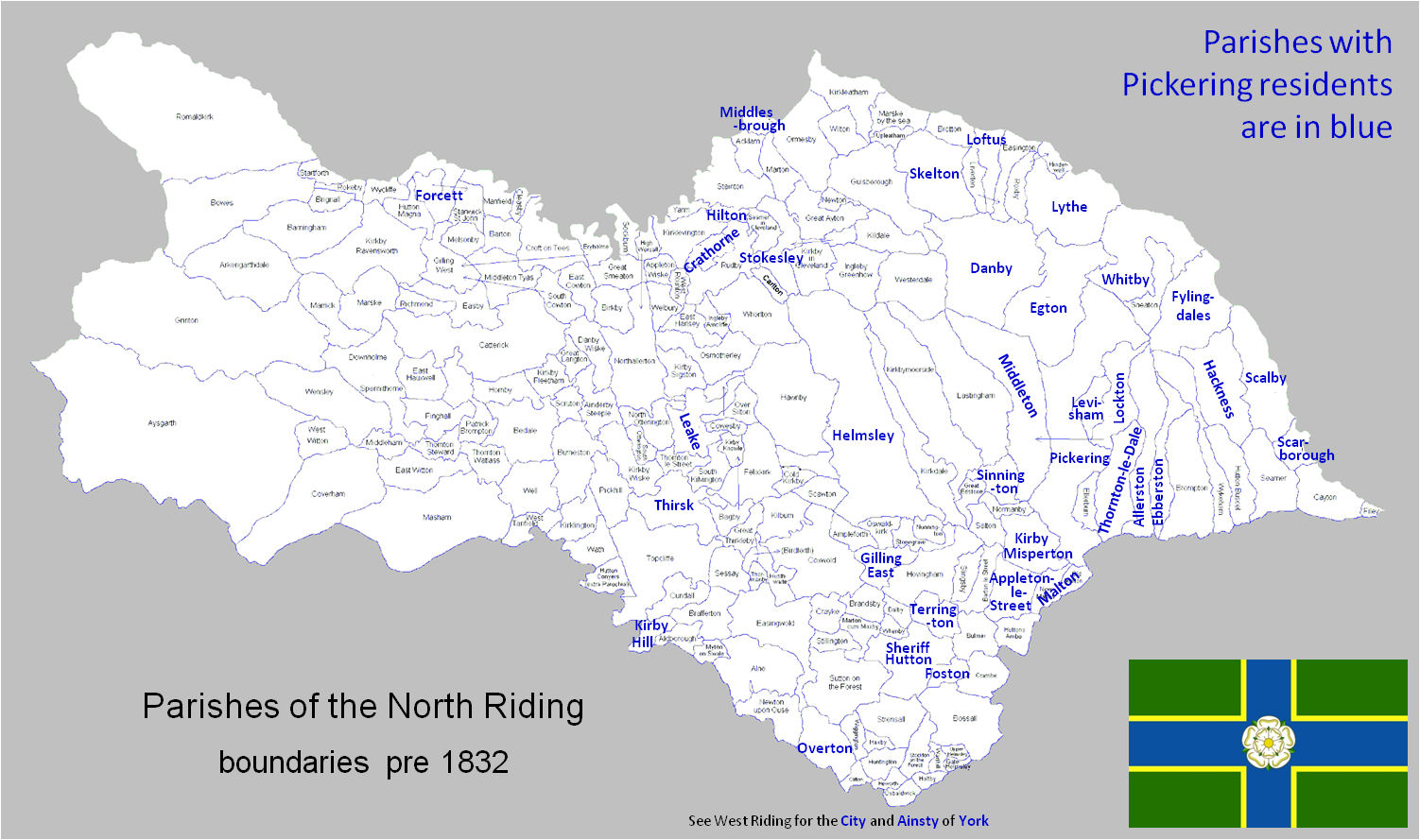 adapted from The Parishes of the North Riding © Colin Hinson