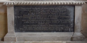 John Creed's tomb